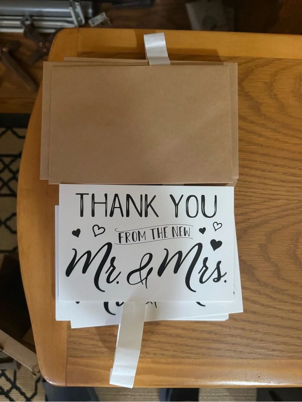 Wedding Decor: Guest Book Sign, If Heaven wasn’t so far away, & Thank you Cards